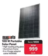 100 W Portable Solar Panel