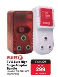 TV & Euro High Surge Adaptor Bundle