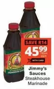 Jimmy's - Steakhouse Marinade