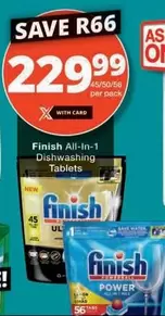 Finish - All-In-1 Dishwashing Tablets