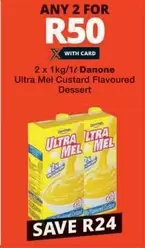 Danone - Ultra Mel Custard Flavoured Dessert