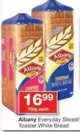 Albany - Everyday Sliced/ Toaster White Bread