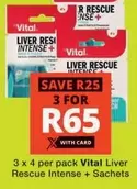 Vital - Liver Rescue Intense + Sachets
