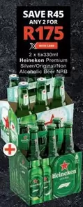 Heineken - Premium Silver/Original/Non Alcoholic Beer NRB