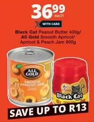 CAT - Peanut Butter, Smooth Apricot, Apricot & Peach Jam