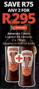Amarula - Cream Liqueur All Variants
