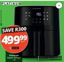 Platinum - Digital Airfryer