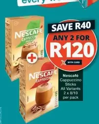Nescafé - Cappuccino Sticks