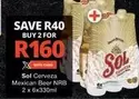 Sol - Cerveza Mexican Beer NRB