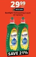 Sunlight - Dishwashing Liquid