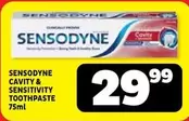 Sensodyne - CAVITY & SENSITIVITY TOOTHPASTE