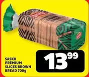 SASKO - PREMIUM SLICES BROWN BREAD