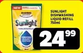Sunlight - DISHWASHING LIQUID REFILL