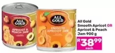 All Gold - Smooth Apricot OR Apricot & Peach Jam