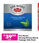 FIVE ROSES - Strong African Blend Teabags 102-Pack