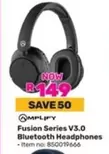 Fusion - Series V3.0 Bluetooth Headphones