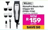 Wahl - HomePro Basic Hair Clipper Kit (9155-1116)
