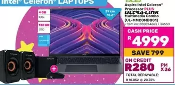 Acer - Aspire Intel Celeron Processor PLUS ULTRA-LINK Multimedia Combo (UL-MMCOMB001)