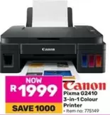 Canon - Pixma G2410 3-in-1 Colour Printer