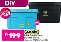 Addis - 110 L Rough Tote Blue OR Black