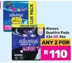 Always - Quattro Pads