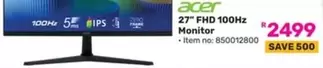 Acer - 27" FHD 100Hz Monitor