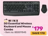 DO Essential Wireless Keyboard and Mouse Combo