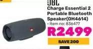 jbl - Charge Essential 2 Portable Bluetooth Speaker(OH4614)