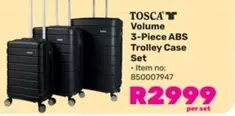 Volume 3-Piece ABS Trolley Case Set