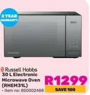 Russell Hobbs - 30 L Electronic Microwave Oven (RHEM31L)