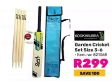Garden Cricket Set Size 3-6