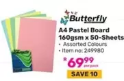 A4 Pastel Board