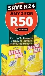 Danone - Ultra Mel Custard Flavoured Dessert