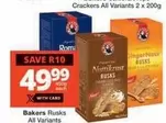 Bakers - Crackers, Rusks