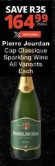 Pierre Jourdan - Cap Classique Sparkling Wine