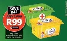Flora - Regular 50%/Light 40% Fat Spread