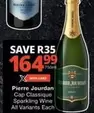 Pierre Jourdan - Cap Classique Sparkling Wine