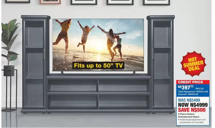 Total - 3-Piece Horizon Entertainment Stand