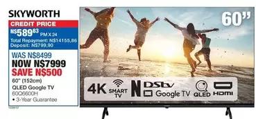 Skyworth - QLED Google TV 60Q6600H