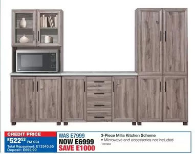 Total - 3-Piece Milla Kitchen Scheme