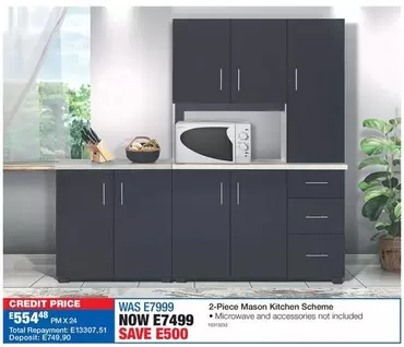 Total - 2-Piece Mason Kitchen Scheme