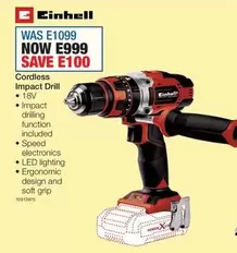 Einhell - Cordless Impact Drill