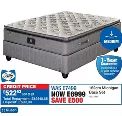 Sealy - 152cm Michigan Base Set