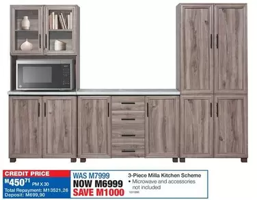 Total - 3-Piece Milla Kitchen Scheme