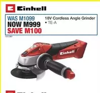 Einhell - 18V Cordless Angle Grinder
