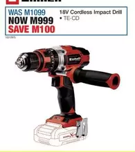 Einhell - 18V Cordless Impact Drill