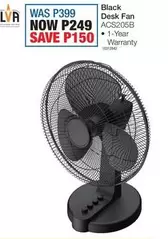 Black Desk Fan ACS205B