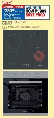 Defy - Oven and Hob Box Set DC886E