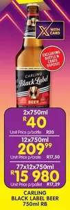 Carling - BLACK LABEL BEER