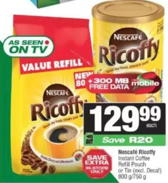 Nescafé - Ricoffy Instant Coffee